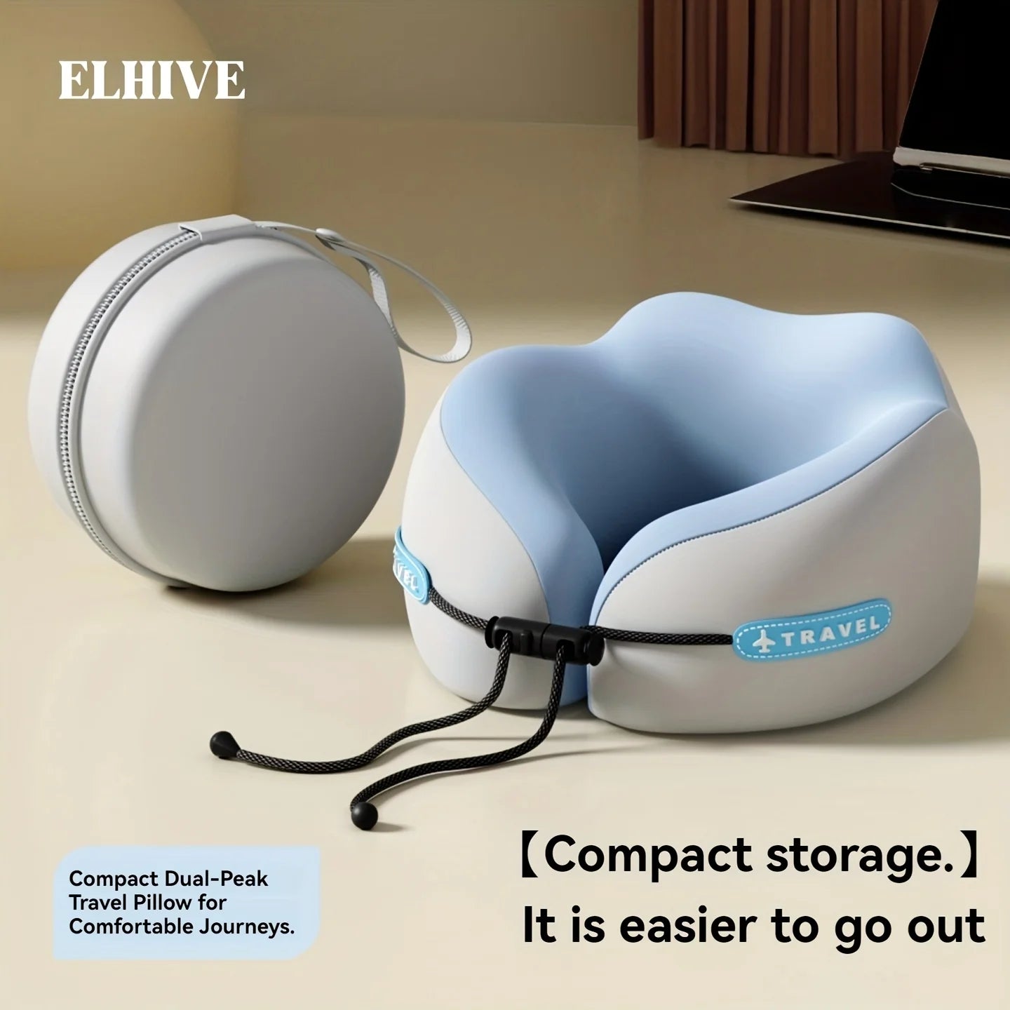 U Shaped Memory Foam Neck Pillows Soft Travel Pillow Massage Neck Pillow Sleeping Airplane Pillow Cervical Healthcare Bedding