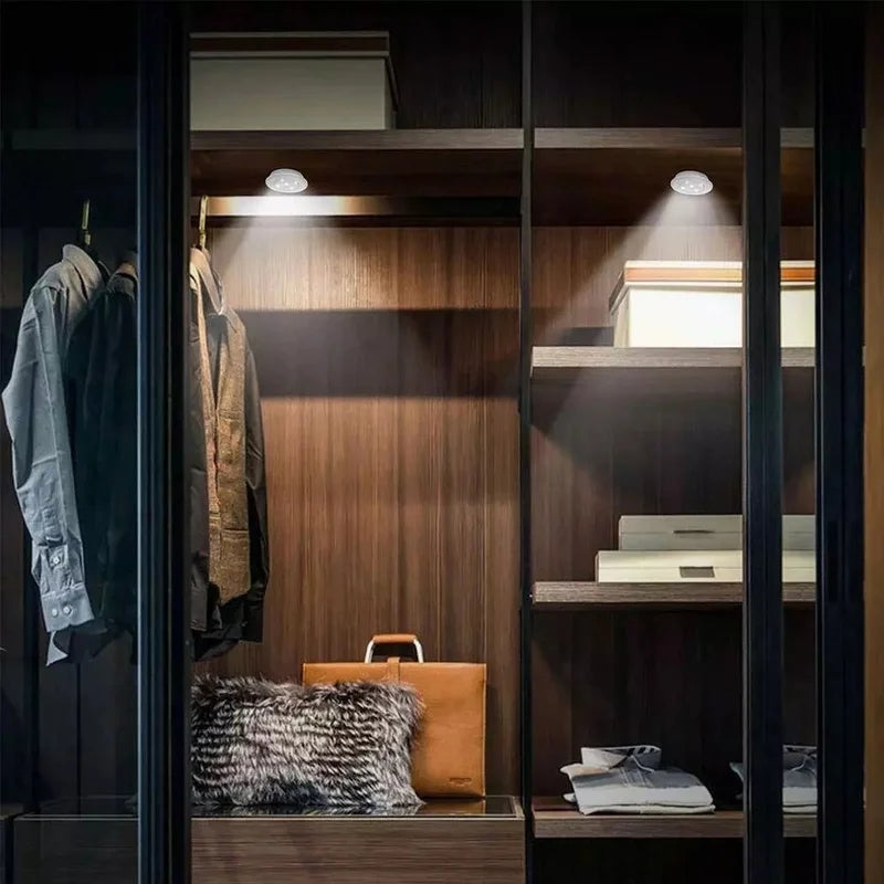 LED Under Cabinet Light with Remote Control Battery Operated LED Closets Lights Wardrobe Bedroom lighting Dimmable Night Light