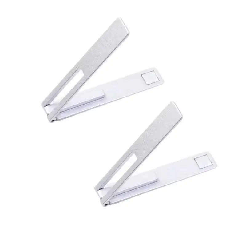 Invisible Ultra Thin Magnetic Mobile Phone Holder Stands Metal Alloy Foldable Cellphone Kickstand Desktop Tablet Bracket Support