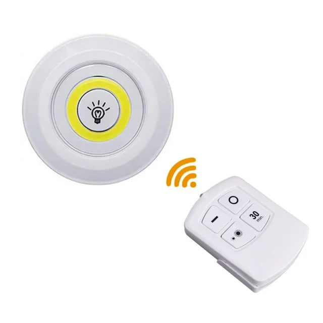 LED Under Cabinet Light with Remote Control Battery Operated LED Closets Lights Wardrobe Bedroom lighting Dimmable Night Light