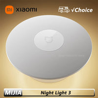 New Original XIAOMI Mijia Night Light 3 Adjustable Brightness Infrared Smart Human Body Sensor Magnetic Base For Smart Home Life