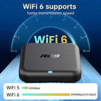 New Global Android 14.0 TV Box R69-1 Support 4K RK3518 Bluetooth 5.0 WIFI 6 RAM 8GB ROM 128GB Multi Language Smart TV BOX