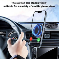360° Magnetic Phone Holder – Foldable Car Mount with Strong Grip (Universal Fit)