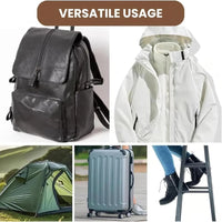 Zipper Repair Kit 12pcs Universal Replacement Zipper Quick Install Detachable Pulls Zip Heads Zipper Fixer for Luggage Bags