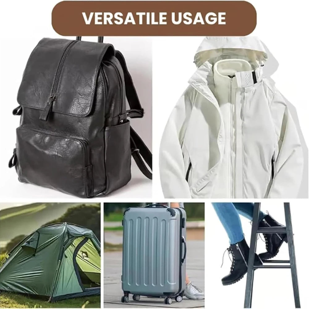 Zipper Repair Kit 12pcs Universal Replacement Zipper Quick Install Detachable Pulls Zip Heads Zipper Fixer for Luggage Bags