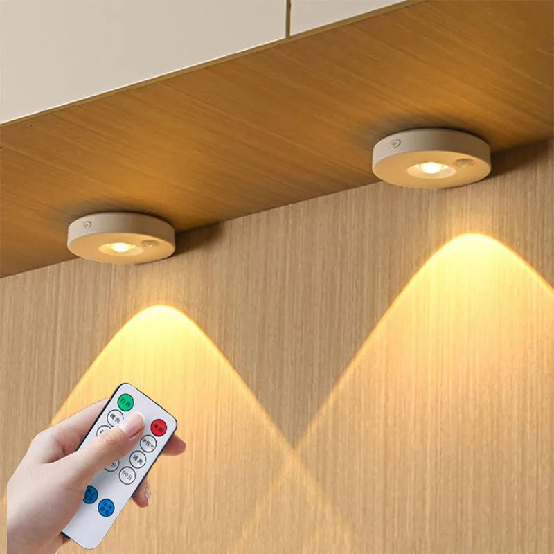 LED Under Cabinet Light USB Chargeable LED Wireless Lights Display Bookcase Wardrobe Closet Lamp Dimmable Touch Sensor