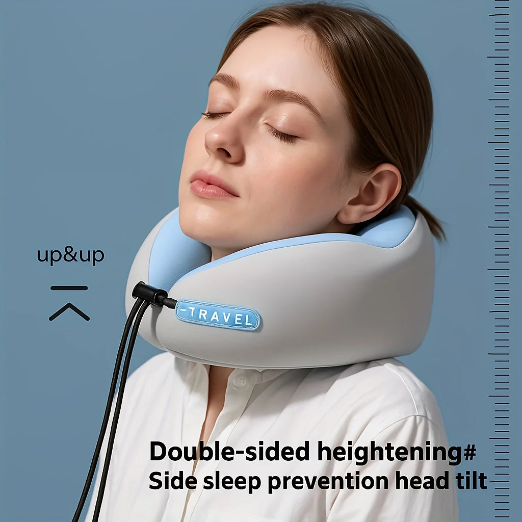 U Shaped Memory Foam Neck Pillows Soft Travel Pillow Massage Neck Pillow Sleeping Airplane Pillow Cervical Healthcare Bedding