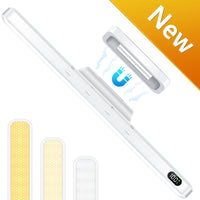 WILLED 5W Dimmable Night Light 3 Colors Adjustable Makeup Light with 2500mAh Rechargeable Under Cabinet for Closet Bedside Desk