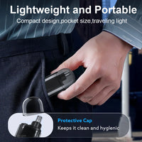 Nose Hair Trimmer Mini Trimmer for Man Portable Nose Trimmer 360 Rotating Dual-Blade Washable Electric Nose Hair Clipper