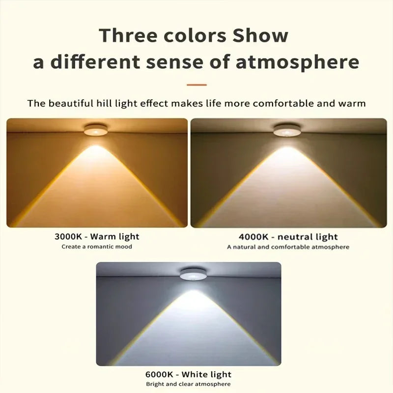 LED Under Cabinet Light USB Chargeable LED Wireless Lights Display Bookcase Wardrobe Closet Lamp Dimmable Touch Sensor