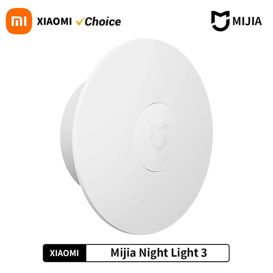 Original XIAOMI Mijia Night Light 3 Adjustable Brightness Infrared Smart Human Body Sensor Magnetic Base For Smart Home Life