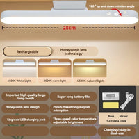 LED Table Lamp Magnetic Hanging USB Plug in style Desk Lamp 3 Color Reading Light Dimmable Cabinet Closet Wardrobe Night Light