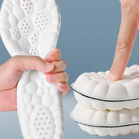 Latex Sport Insoles Soft High Elasticity Shoe Pads Orthotic Breathable Deodorant Shock Absorption Cushion Arch Support Insole