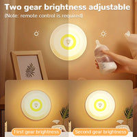 LED Under Cabinet Light with Remote Control Battery Operated LED Closets Lights Wardrobe Bedroom lighting Dimmable Night Light