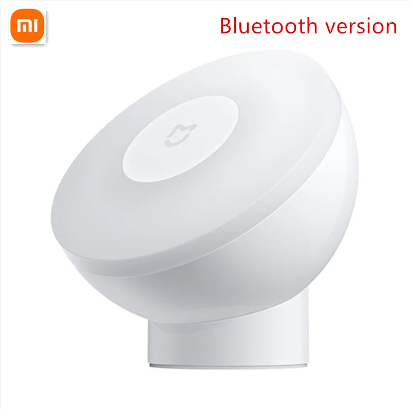 Original Xiaomi Mijia Night Light 2 Brightness Adjust Infrared Smart Body Motion Sensor 360 Rotate Mi Night Lamp For Smart Life