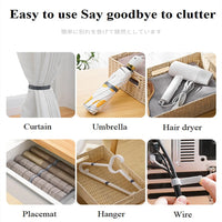 1-5m Cable Winder Cable Organizer Ties Mouse Wire Earphone Holder USB Charger Cord-Free Cut Management Phone Hoop Tape Protector