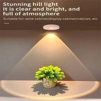 LED Under Cabinet Light USB Chargeable LED Wireless Lights Display Bookcase Wardrobe Closet Lamp Dimmable Touch Sensor