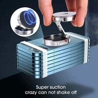 360° Magnetic Phone Holder – Foldable Car Mount with Strong Grip (Universal Fit)