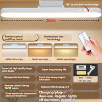 LED Table Lamp Magnetic Hanging USB Plug in style Desk Lamp 3 Color Reading Light Dimmable Cabinet Closet Wardrobe Night Light