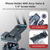 XILETU Magsafe Magnetic cell Phone Tripod Stand with Hook Foldable Desktop Holder for iPhone desktop Selfie Video Mobile tripods