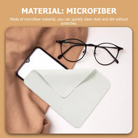 10 Pcs Glasses Cloth Wipe Cleaner Wipers Microfiber Cleaning For Cleansing Wipes Lens Wipe The Glasses Clean Of Every Stripe