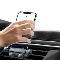 New Gravity Car Phone Holder for 4.7-7 inch Mobile Phone Car Air Vent Phone Mount Universal Shockproof GPS Clip Smartphone Stand