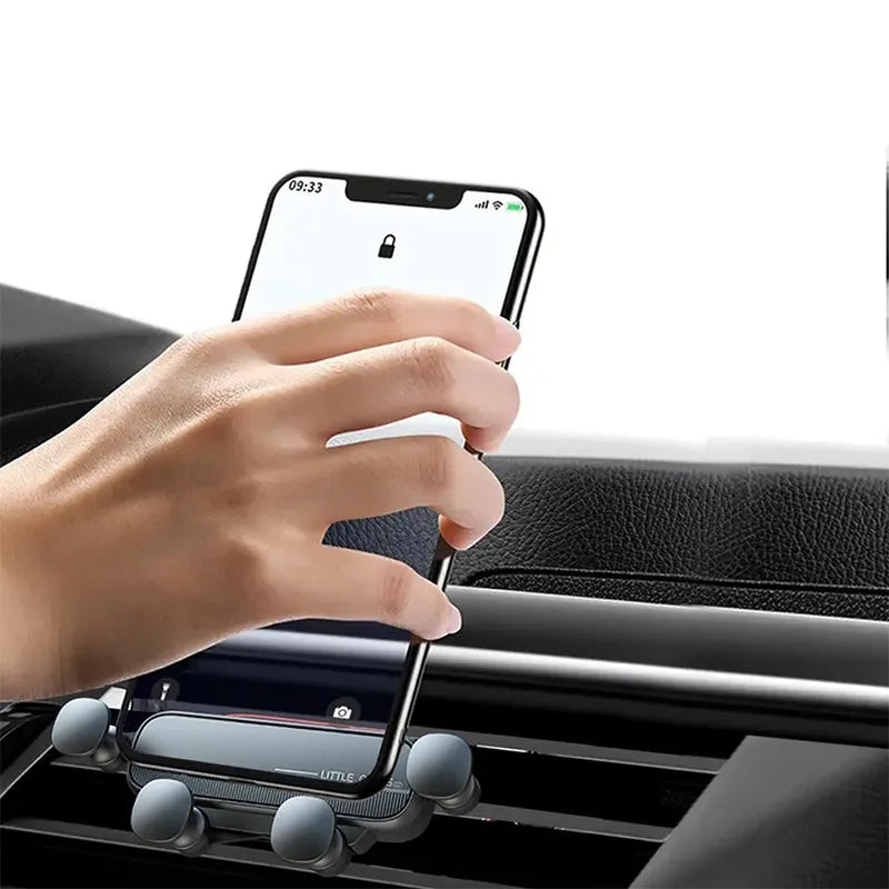 New Gravity Car Phone Holder for 4.7-7 inch Mobile Phone Car Air Vent Phone Mount Universal Shockproof GPS Clip Smartphone Stand
